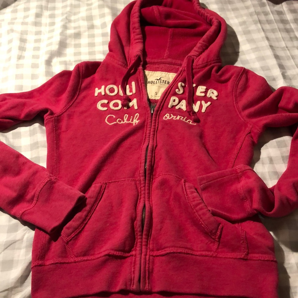 Hollister Zip Up Sweatshirt